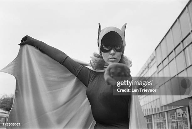 American ballet dancer and actress Yvonne Craig, best known for her role as Batgirl from the US TV series 'Batman', UK, 23rd September 1967.