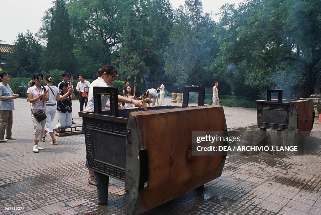 Braziers in Lama Temple, Beijing