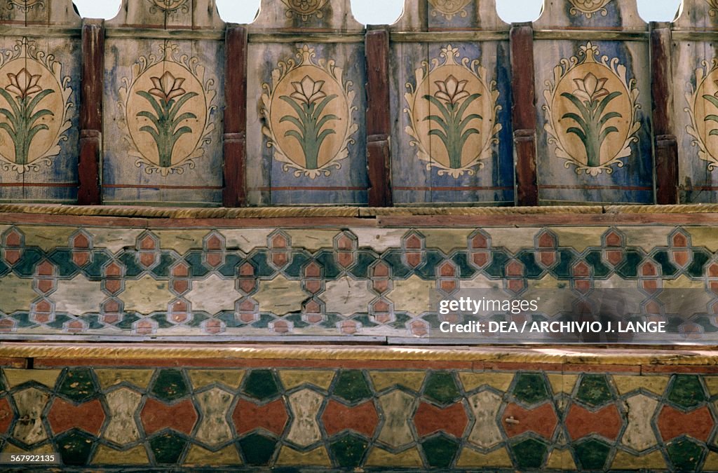 Decorative elements in palace