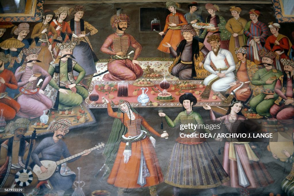 Fresco in the reception hall