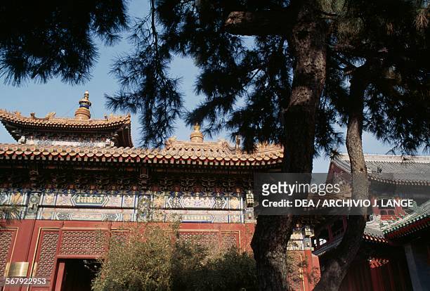 Pavilions of the Lama temple , 1694-1744, Beijing. China, 17th-18th century.