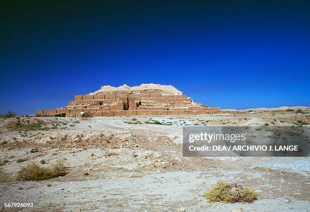 Ziggurat in the Chogha Zanbil complex , Iran. Elamite civilisation, 13th century BC.