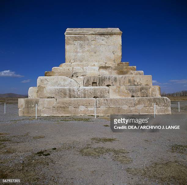 The tomb of Cyrus the Great, Pasargadae , Iran. Achaemenid civilisation, 6th century BC.