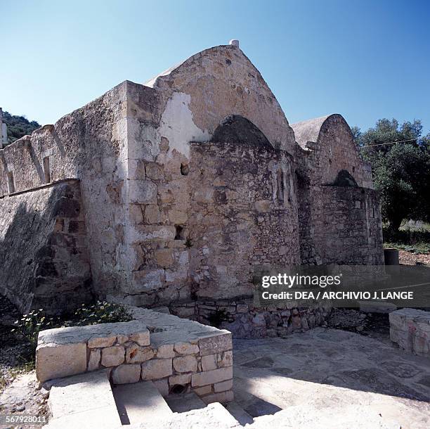 Church of Agios Ioannis in Stylos, Crete, Greece.