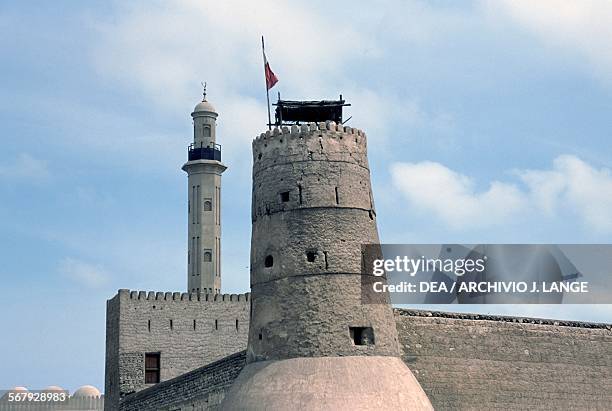 Al Fahidi Fort, now the Dubai Museum, Dubai, United Arab Emirates.