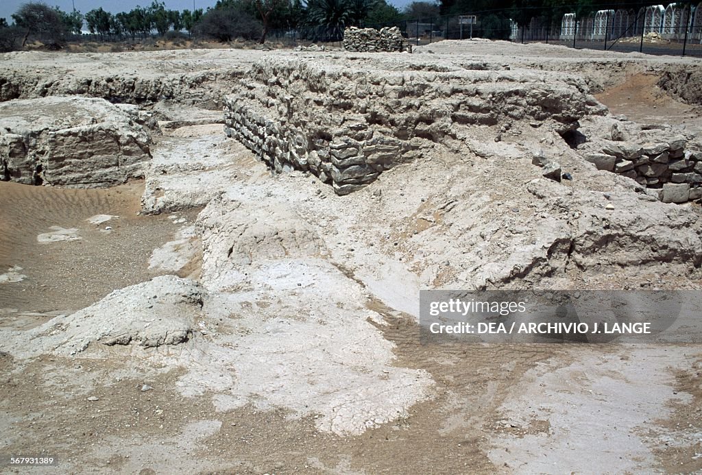 Remains of a bronze age settlement...