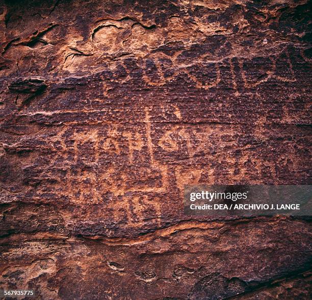 Petra Inscriptions Nabataean City Photos and Premium High Res Pictures - Getty Images