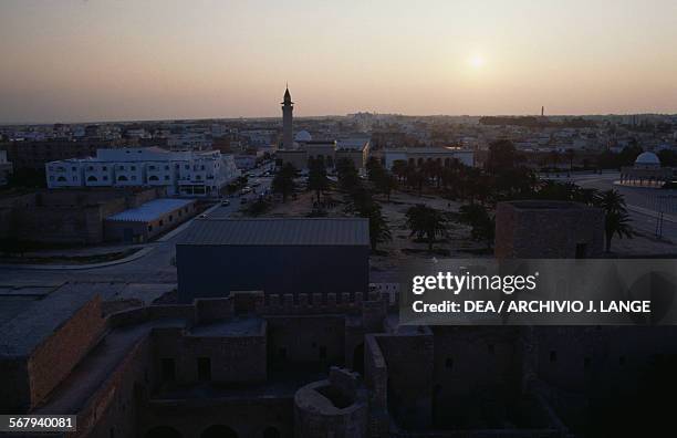 View of the city of Monastir, Monastir Governorate, Tunisia.