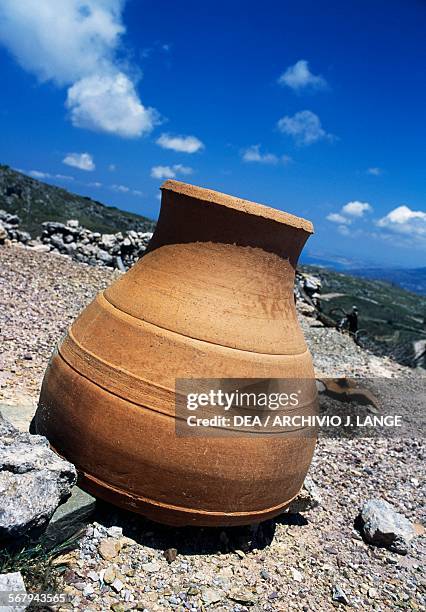 Amphora, Castel Monte Forte, Sitia, Crete, Greece.
