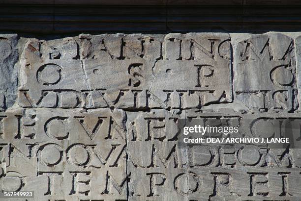 Roman Arch Inscription 2,105 4th Century Ad Stock Photos, High-Res Pictures, and Images ...