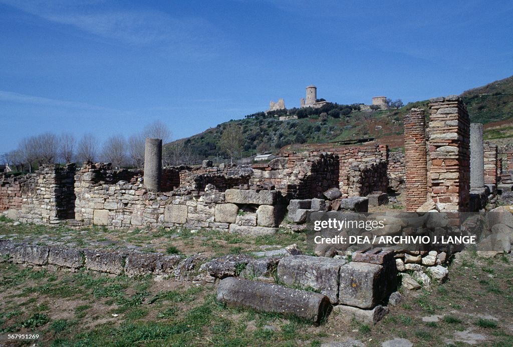Ruins of ancient Greek-Roman city of Elea, Ascea