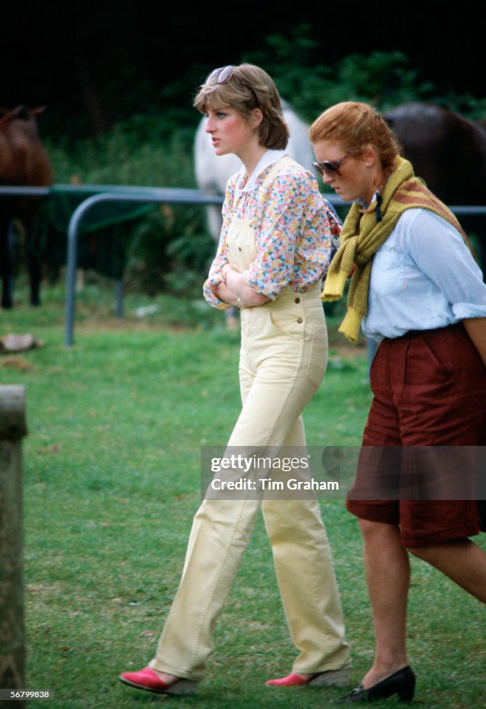 Diana & Sarah At Polo