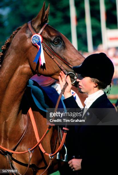 Princess Anne and her horse, Doublet, at Burghley Horse Trials.