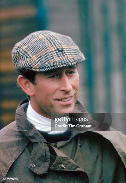 Prince Charles at the Fernie Hunt Cross Country Team Event.