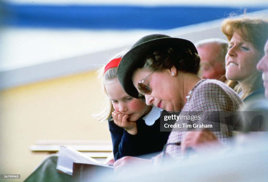 Queen & Zara Phillips Reading