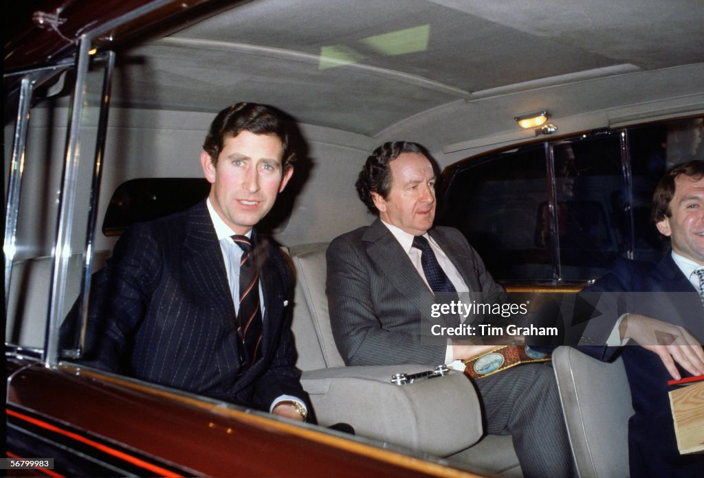 Prince Charles with his Private Secretary Squadron Leader David... News ...