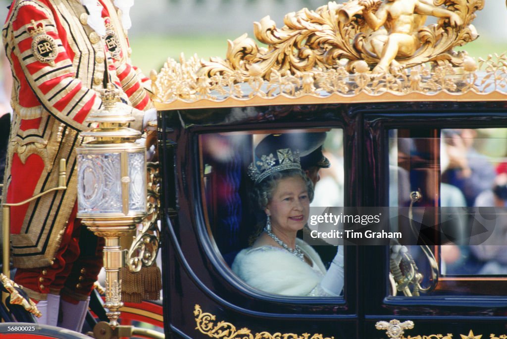 Queen & Philip State Opening Procession