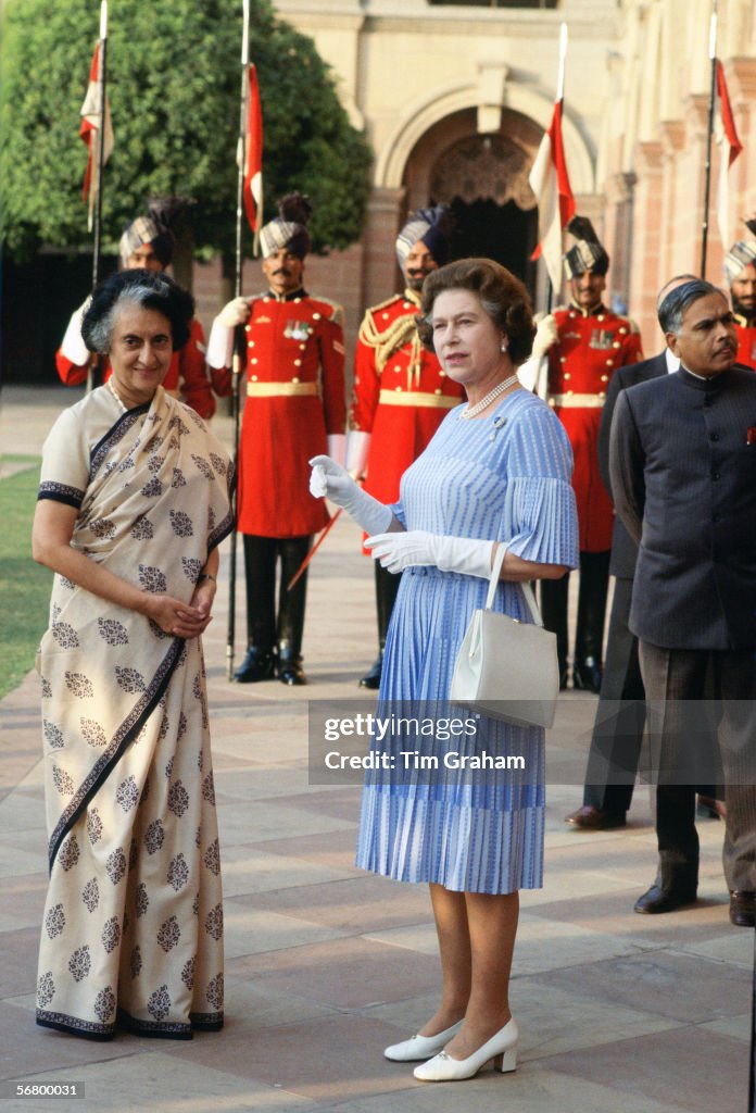 Queen & Indira Gandhi