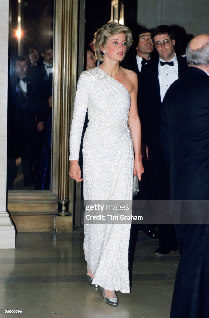 Diana At Washington Gala