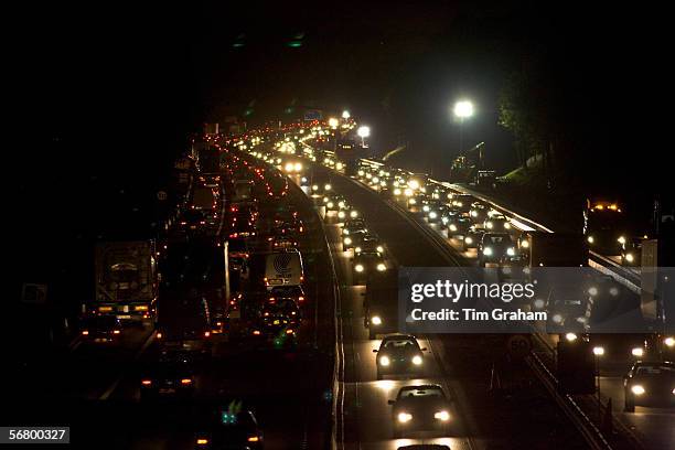 Contralflow Motoway 19 Contra Flow Traffic Stock Photos, High-Res Pictures, and Images ...
