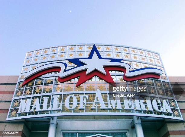 Bloomington, UNITED STATES: A sign at the Mall of America is pictured 02 February 2006 in Bloomington, Minnesota. The largest in the US with more...