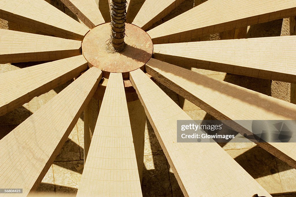 Close-up of a sun dial, Jantar Mantar, Jaipur, Rajasthan, India