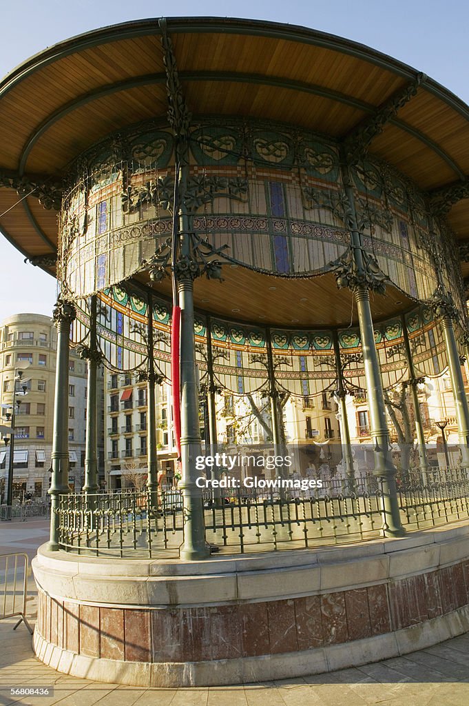 Close-up of a Spanish gazebo, Spain