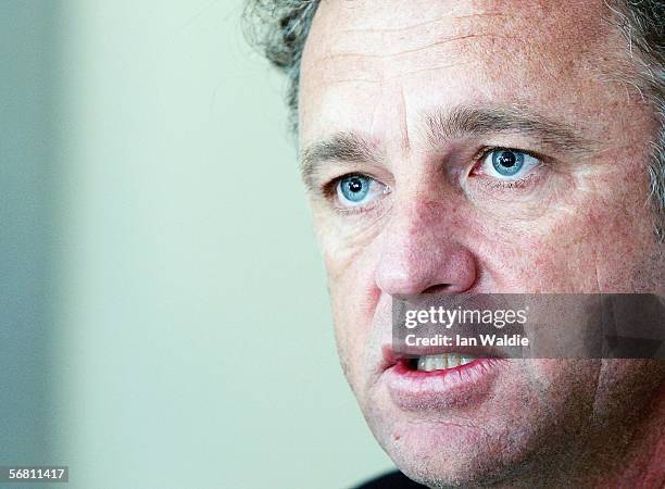Australian Socceroos Assistant Coach Graham Arnold speaks to the media at a press conference to announce the Socceroos Asian Football Confederation...