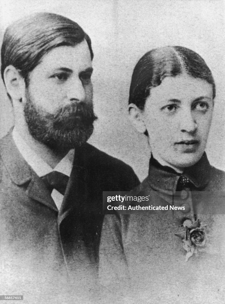Wedding Portrait Of Sigmund & Martha Freud