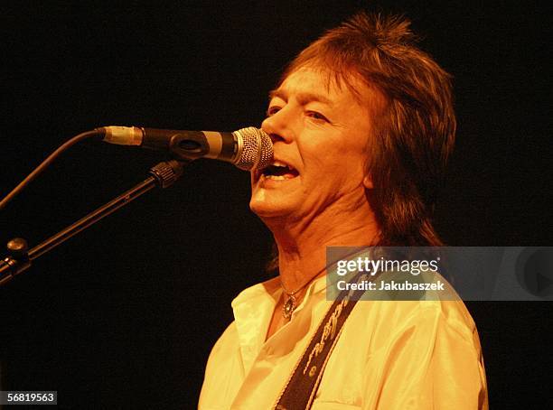 Chris Norman performs during a concert in the Tempodrom February 10, 2006 in Berlin, Germany. The concert was part of the "Handmade" tour.