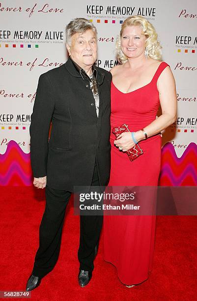 Actor Tony Curtis and his wife Jill Curtis arrive at the Keep Memory Alive Foundation's 10th annual gala to benefit the Lou Ruvo Alzheimer's...