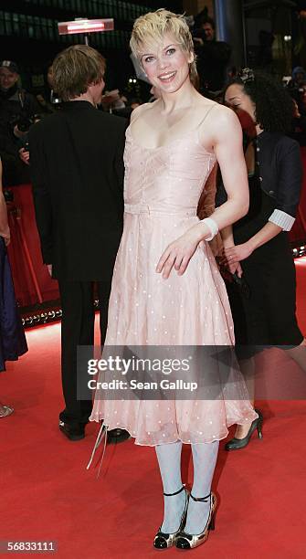 Norwegian actress Ane Dahl Torp attends the premiere of "A Prairie Home Companion" as part of the 56th Berlin International Film Festival on February...