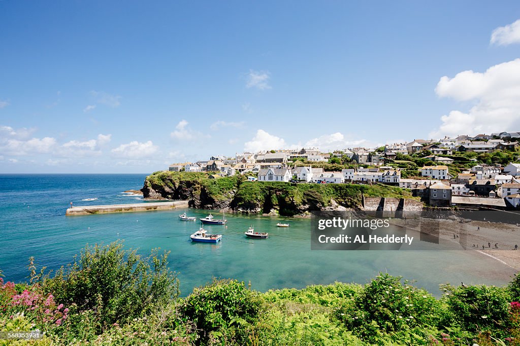 Port Isaac from the South West Coast Path