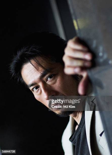 Japanese actor Hiroyuki Sanada poses for a portrait session during the 56th Berlin International Film Festival on February 14, 2006 in Berlin,...