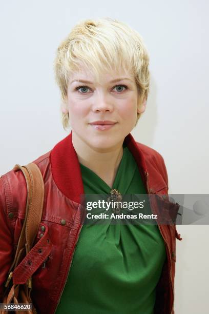 Norwegian actress Ane Dahl Torp poses at the "Shooting Stars Portrait Session" as part of the 56th Berlin International Film Festival on February 13,...