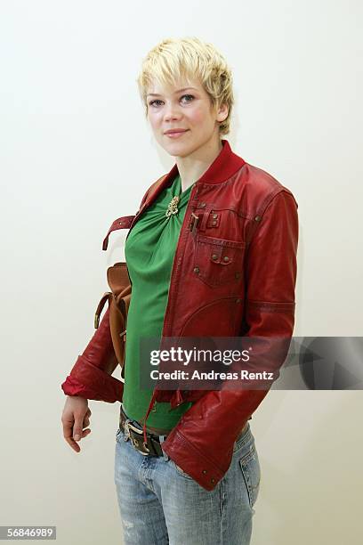 Norwegian actress Ane Dahl Torp poses at the "Shooting Stars Portrait Session" as part of the 56th Berlin International Film Festival on February 13,...