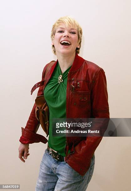 Norwegian actress Ane Dahl Torp poses at the "Shooting Stars Portrait Session" as part of the 56th Berlin International Film Festival on February 13,...