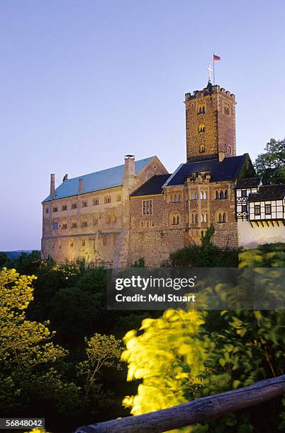 wartburg, thuringia, germany - thuringia stockfoto's en -beelden