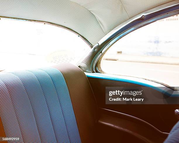 blue seat - car interior no people stock pictures, royalty-free photos & images