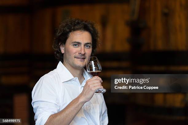 man test wine (rivesaltes france) - languedoc rousillon stock pictures, royalty-free photos & images