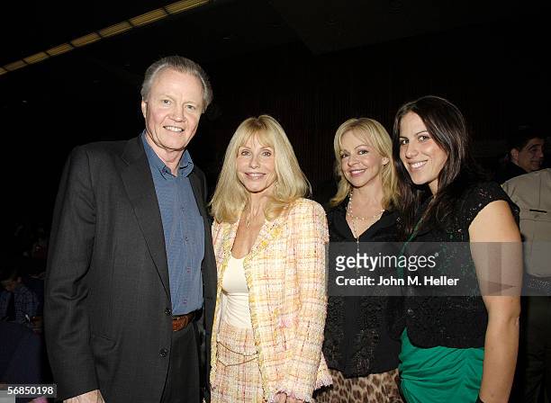 Actor Jon Voight, Carla Ferrigno, Catrina Leffler and Shanna Ferrigno were among the family and friends that watched Actor and World Champion body...