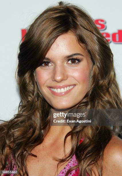 Model Yesica Toscanini participates in the 2006 Sports Illustrated Swimsuit Issue unveiling event at Crobar, on February 14, 2006 in New York City.