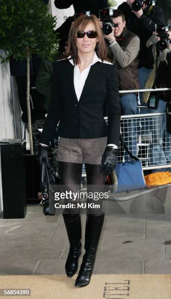 Tara Palmer-Tomkinson arrives at the South Bank Show Awards at The Savoy Hotel on January 27, 2006 in London, England. The 10th annual awards reward...