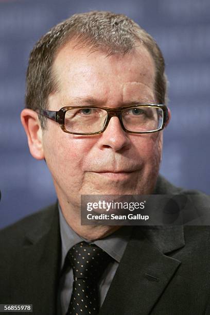 Director Neil Armfield attends the press conference for "Candy" as part of the 56th Berlin International Film Festival on February 15, 2006 in...