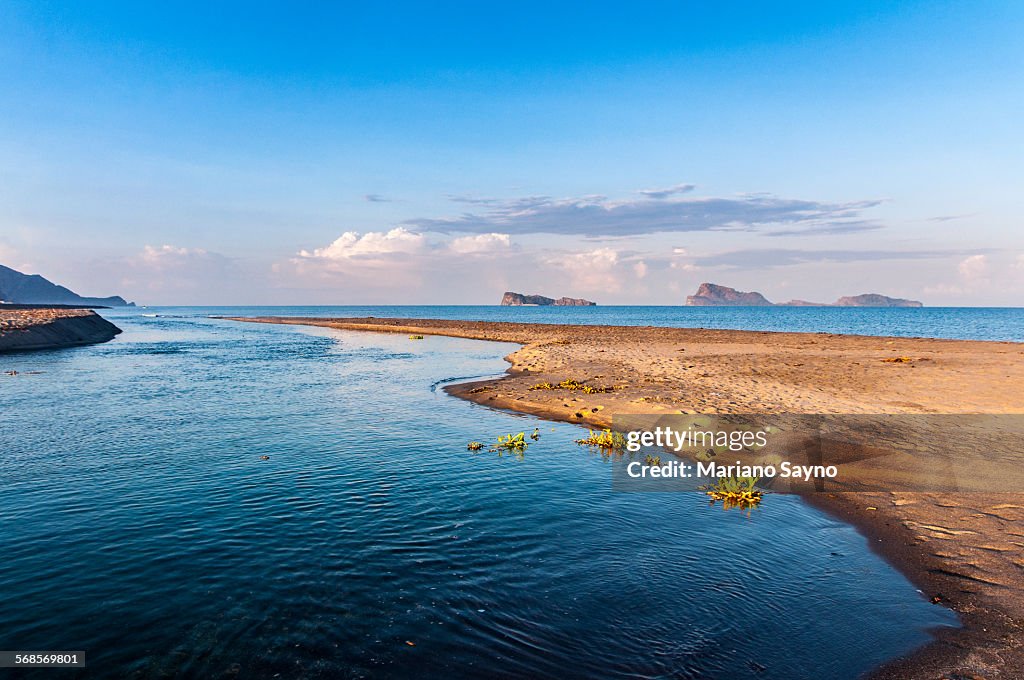 Seascape With Islands in The Distance