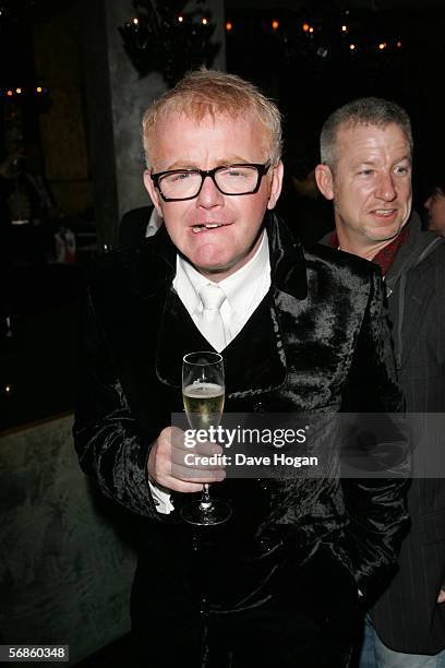Chris Evans attends the EMI Records after show Party following The Brit Awards 2006at AvivA at the Baglioni Hotel on February 15, 2006 in London,...