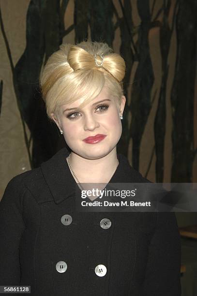 Personality Kelly Osbourne attends the Universal Records after show Party following The Brit Awards 2006 with MasterCard, at Nobu Berkeley on...