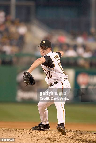 Pitcher Matt Capps of the Pittsburgh Pirates winds back to pitch during a game in the 2005 season.