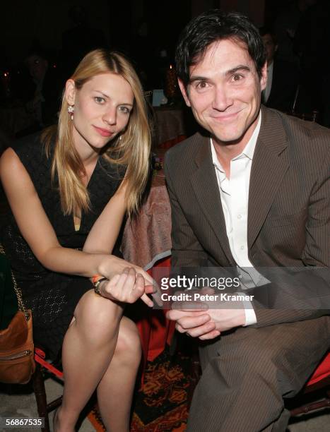 Actors Billy Crudup and Claire Danes attend the Seeds Of Peace Annual Gala which raises money to fund leadership programs for young people from...