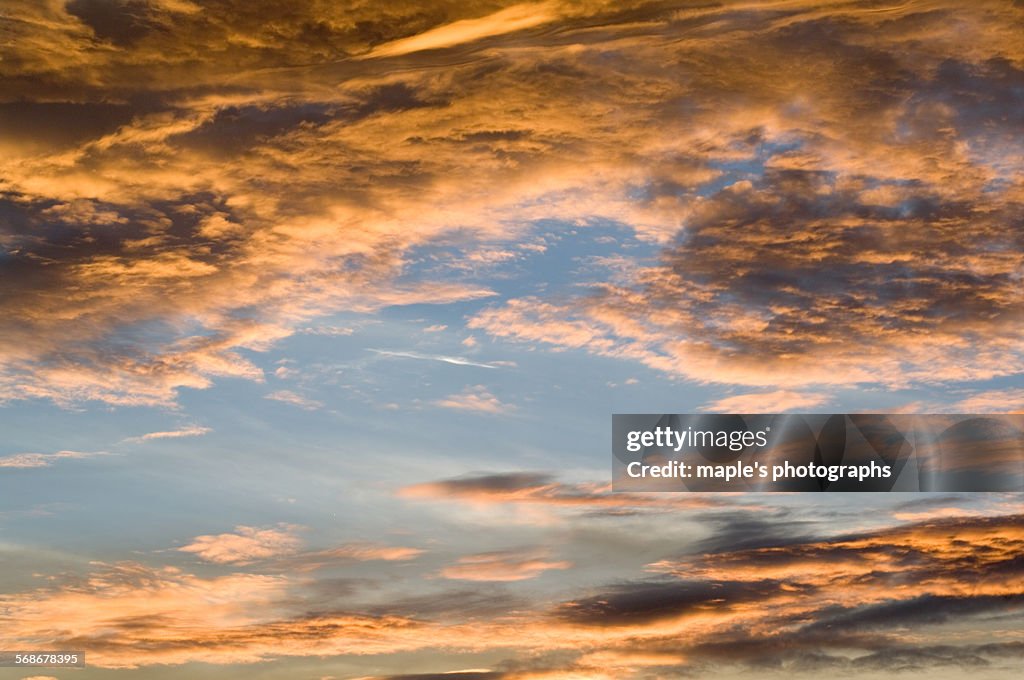 The sky of the dusk,Japan